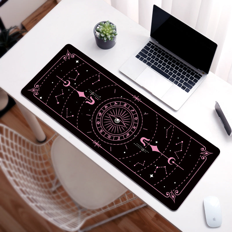 C36-08 Zodiac Large Desk Pad Stars Keyboard Mat Astrology Lover Gifts