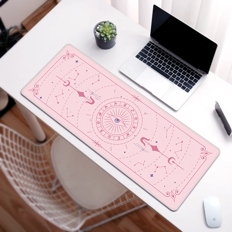 C36-11 Zodiac Large Desk Pad Stars Keyboard Mat Astrology Lover Gifts