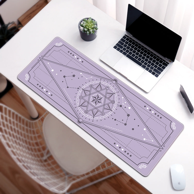 C36-12 Stars Gaming Desk Mat Starry Mouse Mat Astronomy Game Room Decor
