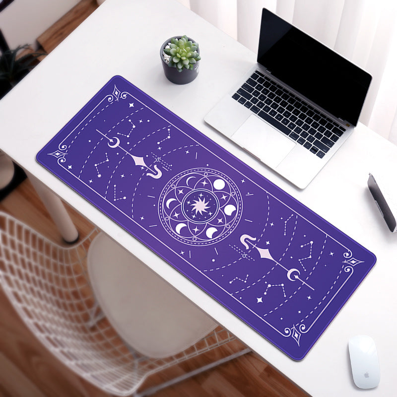 C36-15 Zodiac Large Desk Pad Stars Keyboard Mat Astrology Lover Gifts