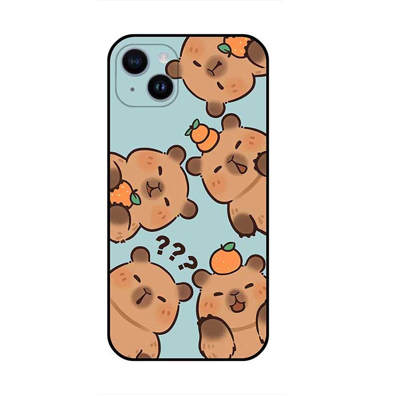 Capybara Phone Case Cute Water Pig iPhone Cases Samsung OnePlus (2)