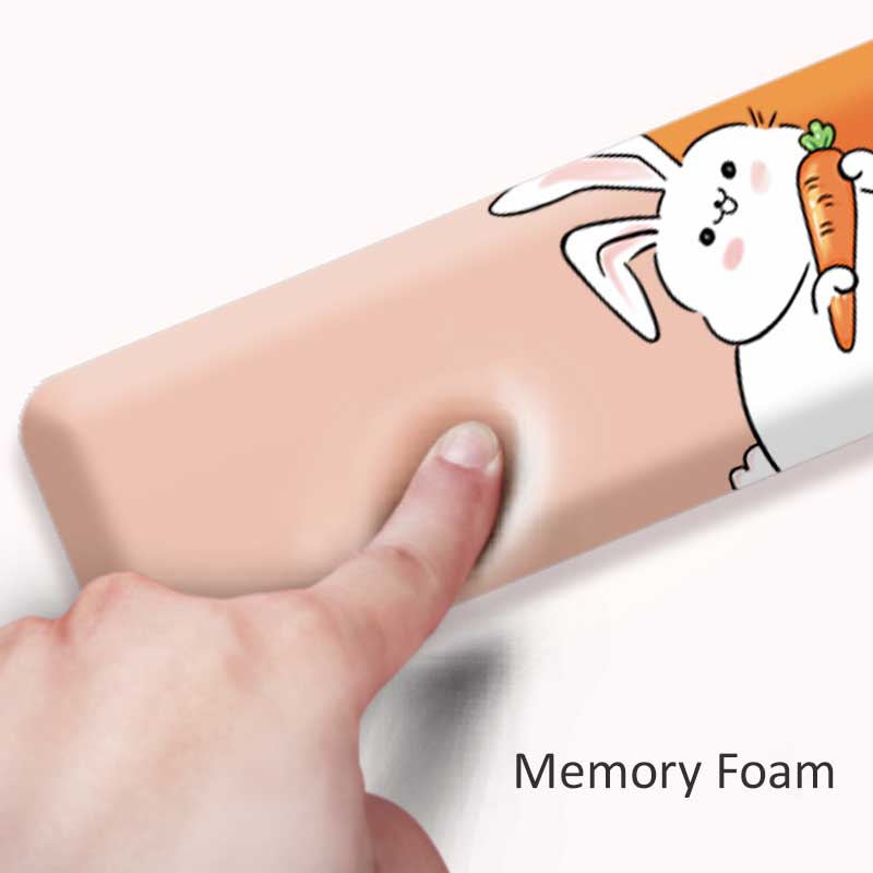 Cute Rabbit Keyboard Wrist Rest & Mousepad