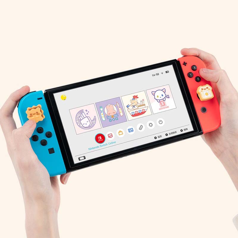 "Cookie x Toast" Switch Joystick Caps
