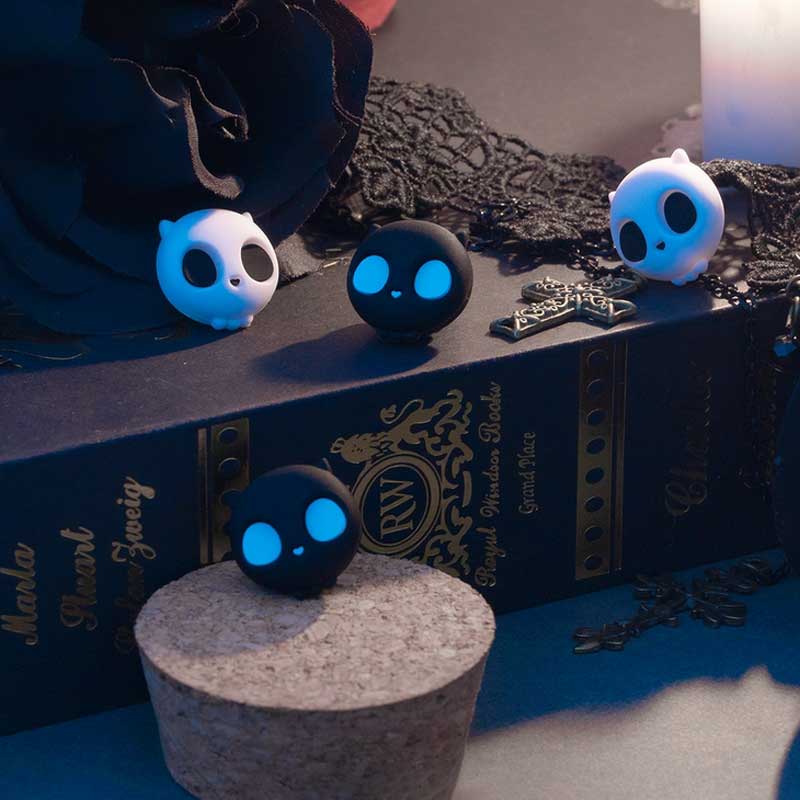 Cool Skull Steam Deck Joystick Caps Spooky Cool Steam Deck Thumb Grips (6)