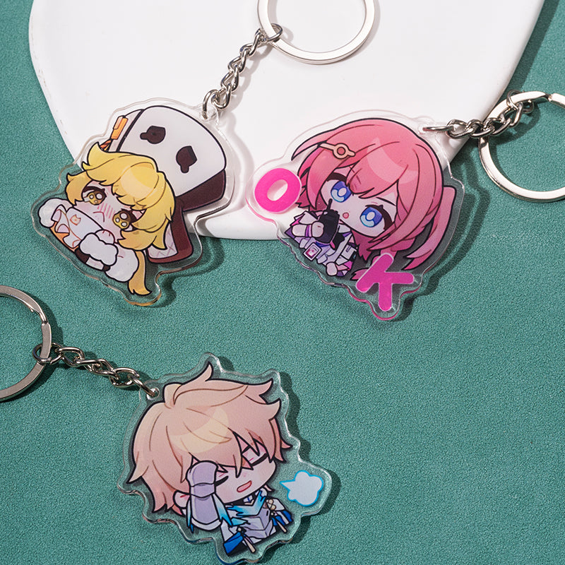 Honkai Star Rail Keychains: Chibi Edition
