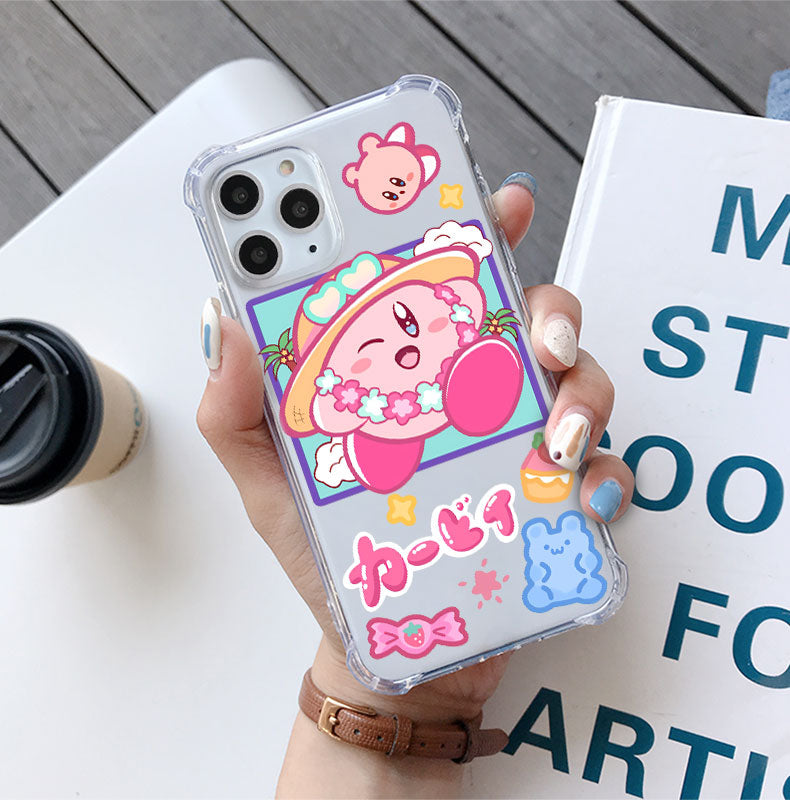 Transparent Kirby Phone Case for Fans