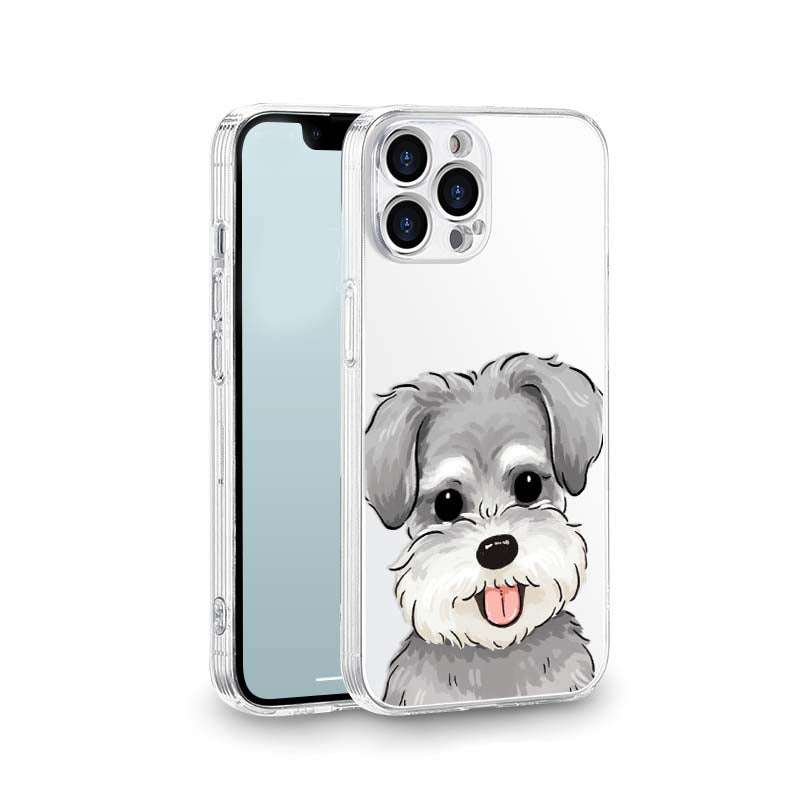 Cute Schnauzer Phone Case with Protection