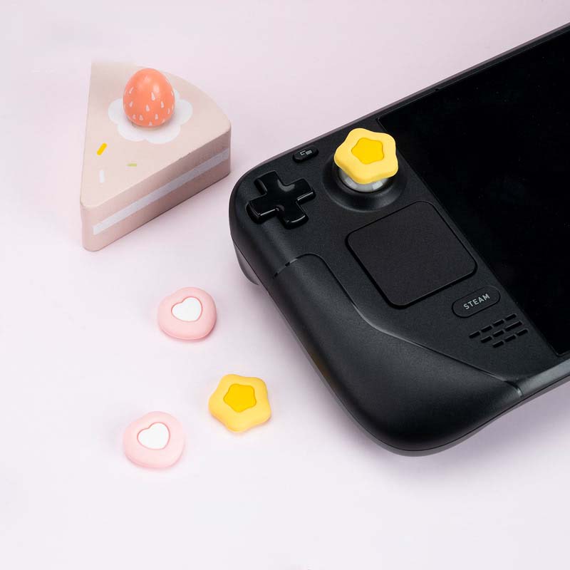 Cute Steam Deck Joystick Caps Kawaii Steam Deck Thumb Grips (3)