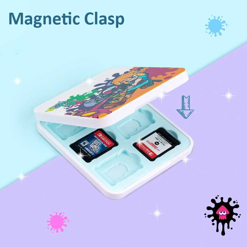 Splatoon x Zelda Game Case with 12 Slots