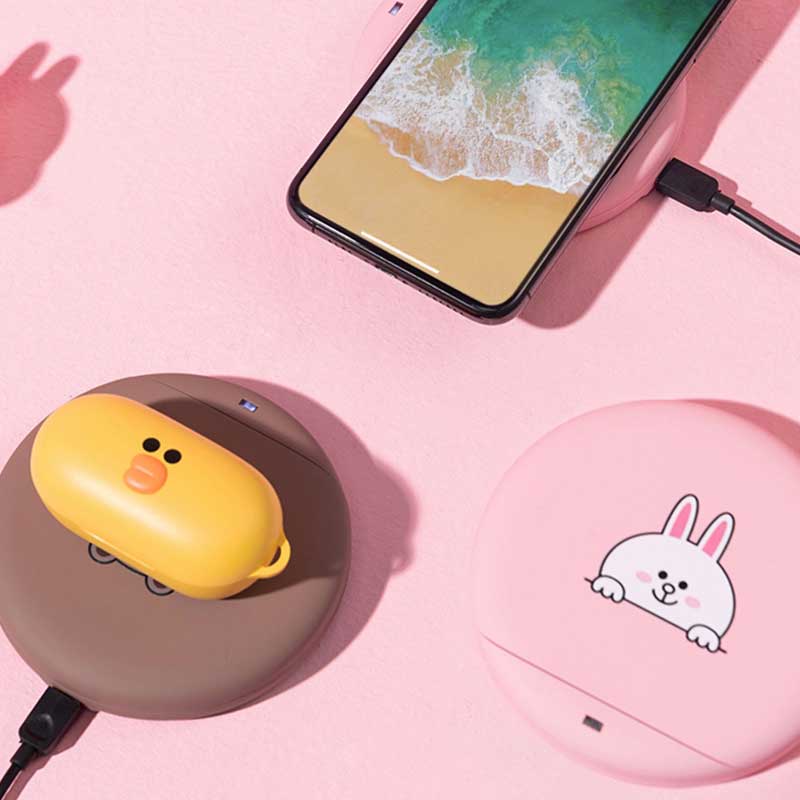 Cute Wireless Charger Stand for Qi-Devices