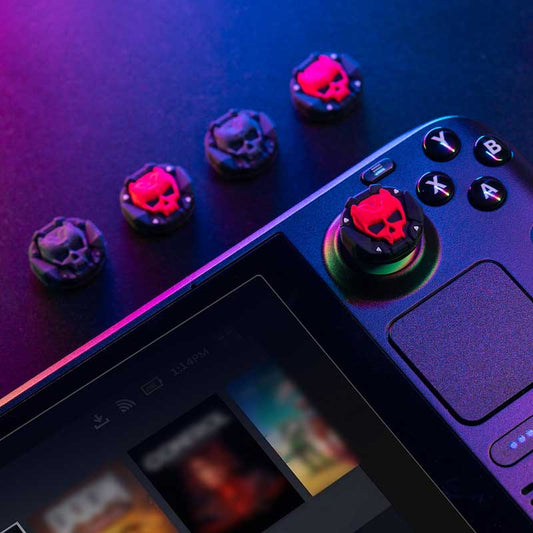 Skull Steam Deck Joystick Caps