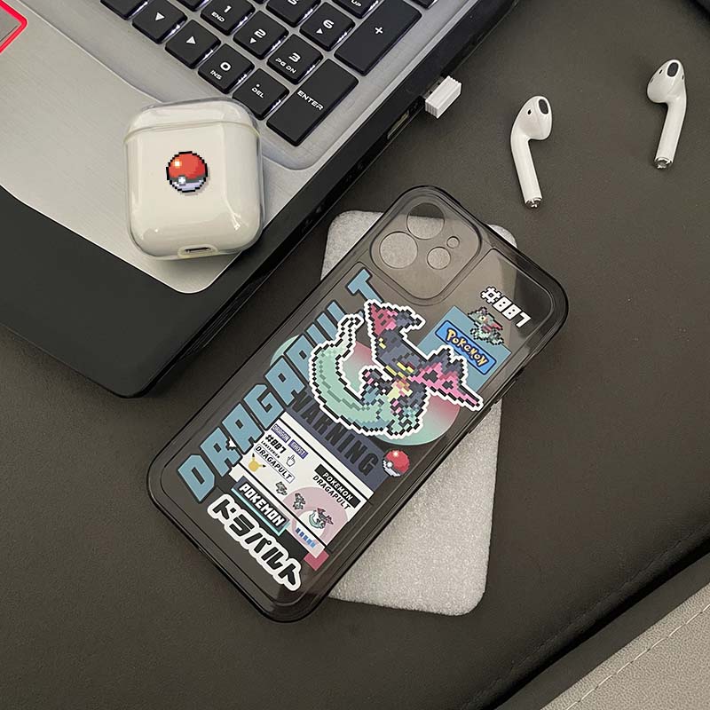 Translucent Gray Dragapult iPhone Case