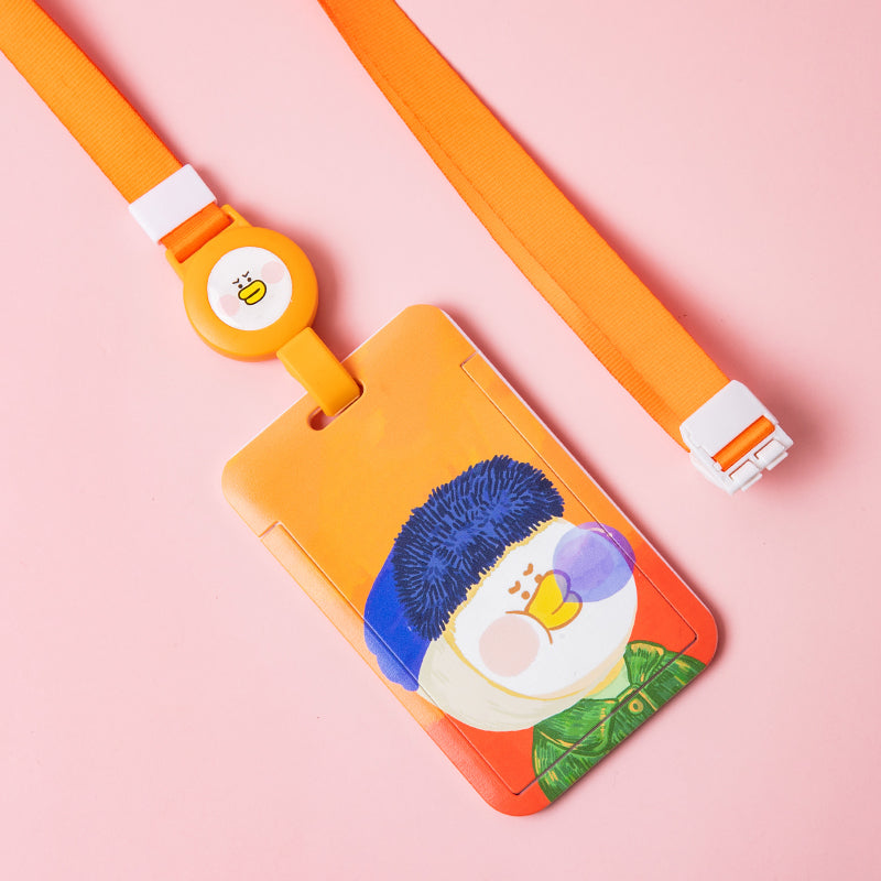 Famous Paintings Card Holders Art Parody Badge Holder with Lanyard (8)