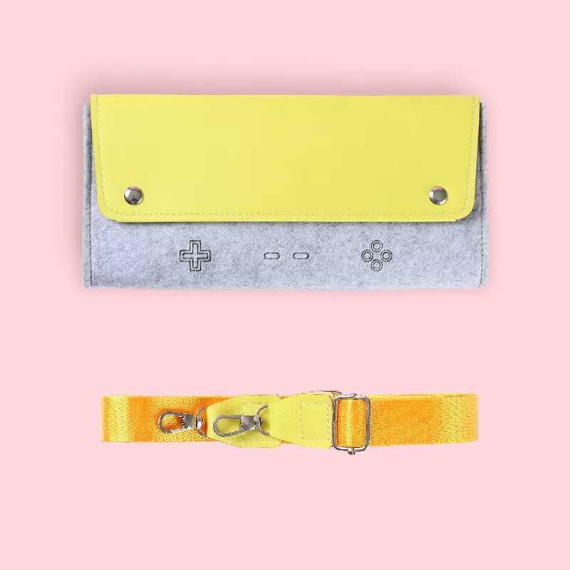 Felt Switch Carrying Bag Cute Switch Lite Travel Case (2)