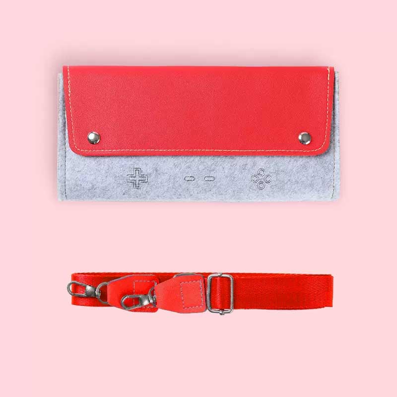 Felt Switch Carrying Bag Cute Switch Lite Travel Case (3)
