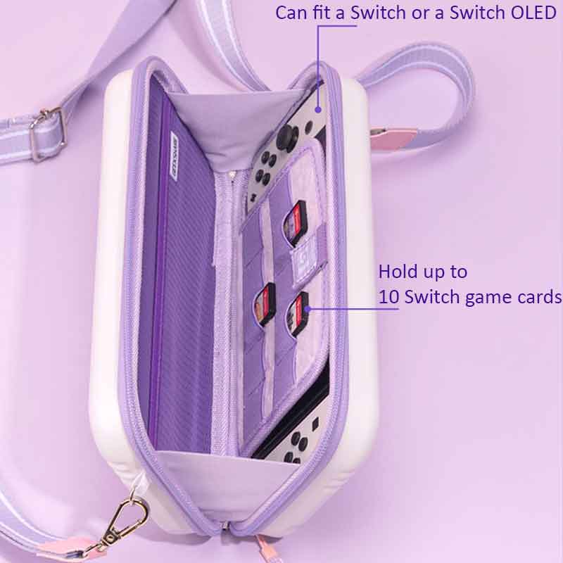 Switch OLED Carrying Case with Game Slots