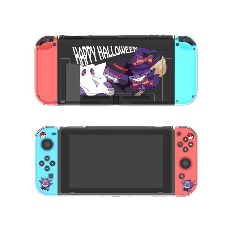 Gengar Pokemon Switch Case Transparent Halloween Pokemon Switch OLED Covers (18)