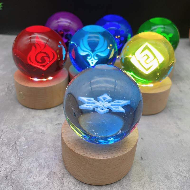 Genshin Impact Element LED Lights: Enchanting Decor
