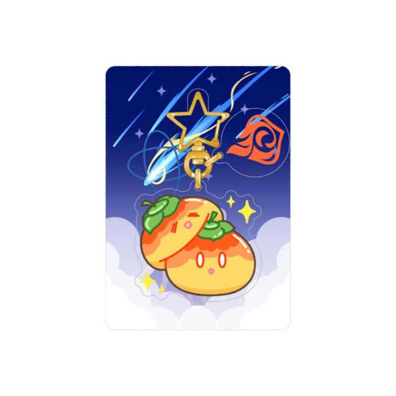 Genshin Impact Slime Keychains Cute Slime Acrylic Charms (9)