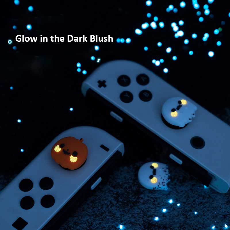 Switch Thumb Grip Caps with Halloween designs