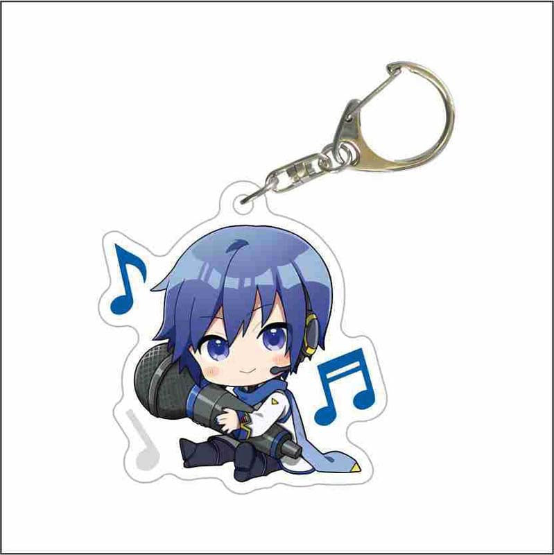 Hatsune Miku Project DIVA Kaito Acrylic Charm Cute Miku Keychains (3)