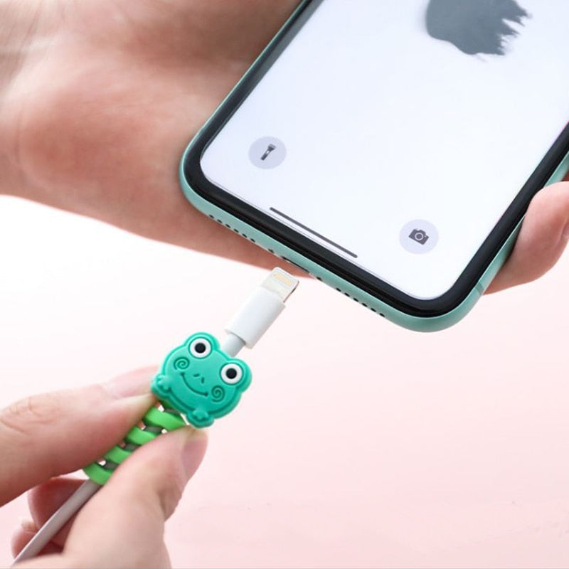 Cartoon Charging Cable Character: Adorable and Functional