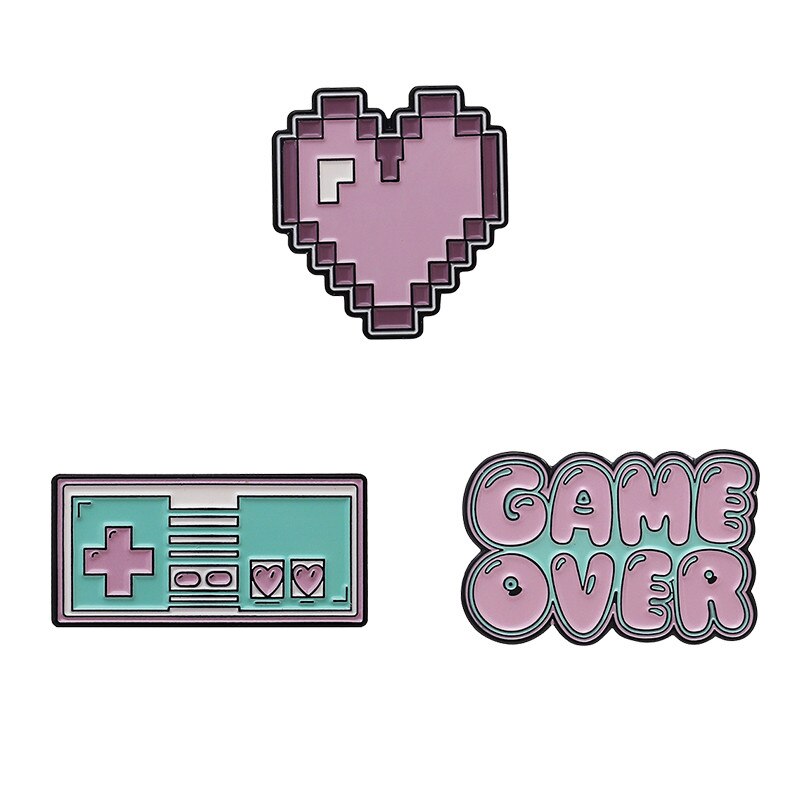 Set of 3 Gaming Pins Collection