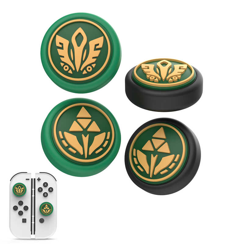 IINE Switch OLED Thumb Grips Zelda Controller Joystick Caps (4)