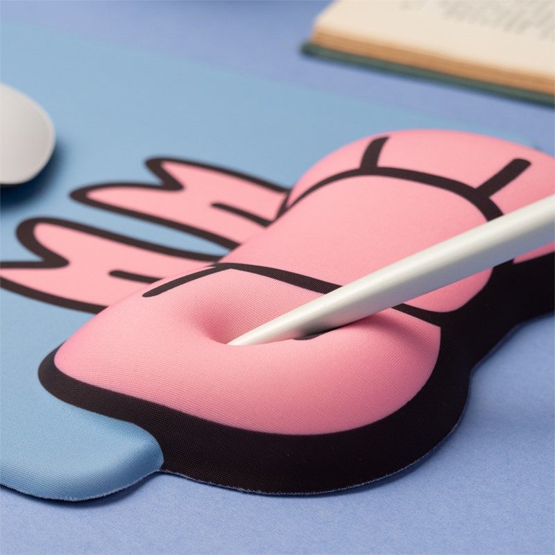 Kawaii Bow Tie Mouse Pad with Wrist Rest