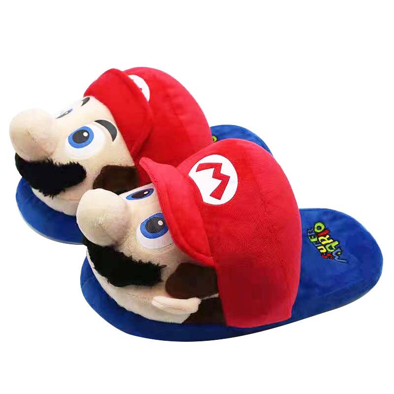 Cute Mario Slippers with Fruit Design