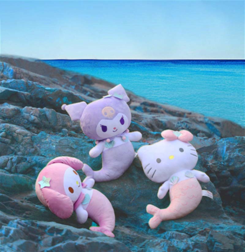 19in Plush Toys with Mermaid Designs