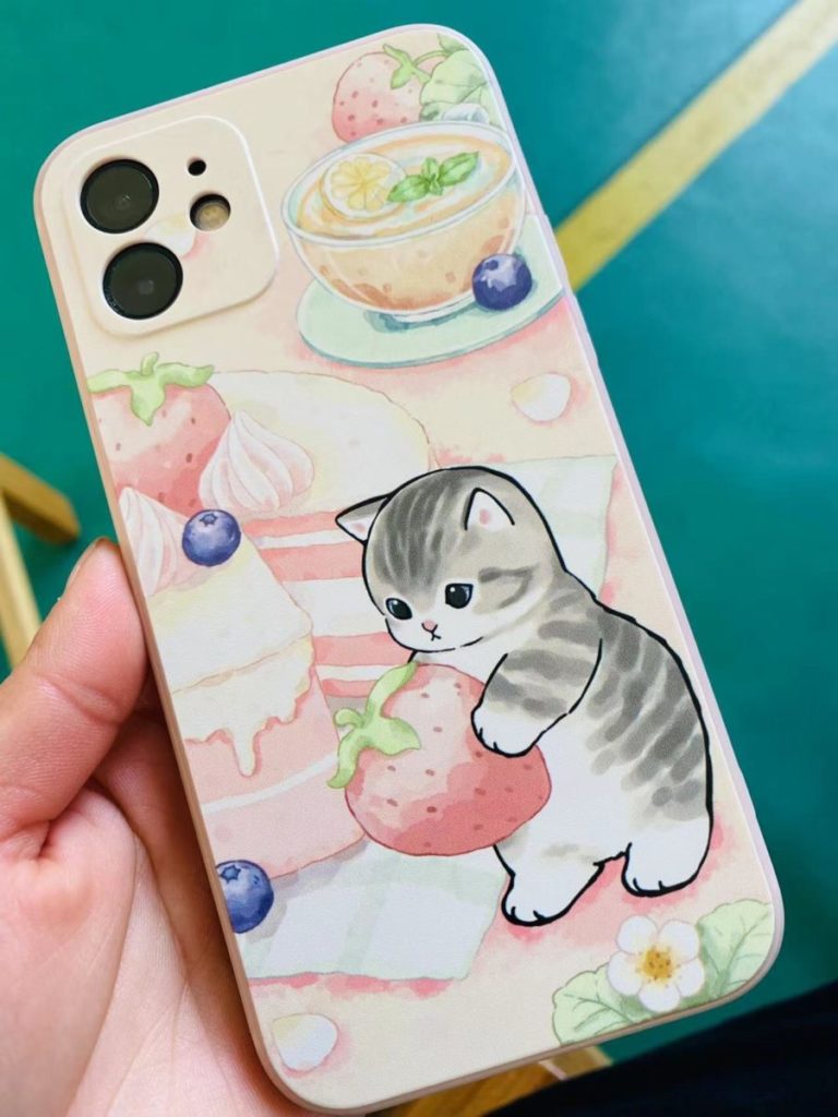 Pastel Cat iPhone Cases with Protection