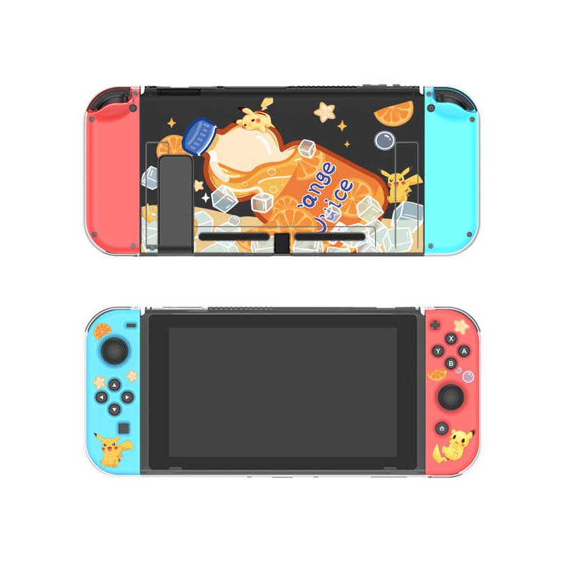 Pikachu Pokemon Switch Case Transparent Pokemon Switch OLED Covers (7)