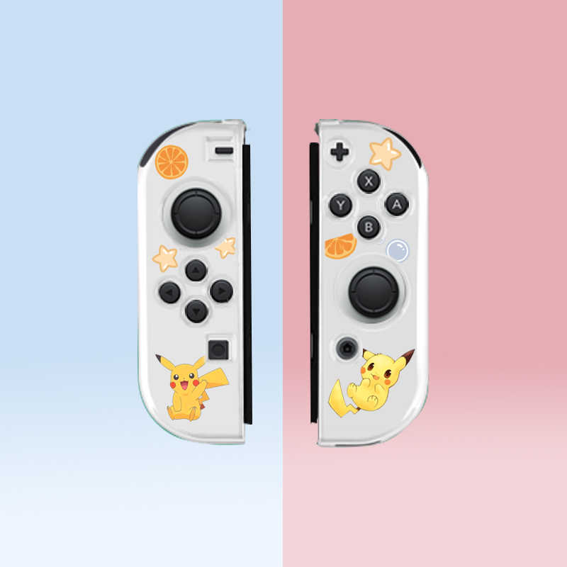 Transparent Switch OLED Cover Case with Designs