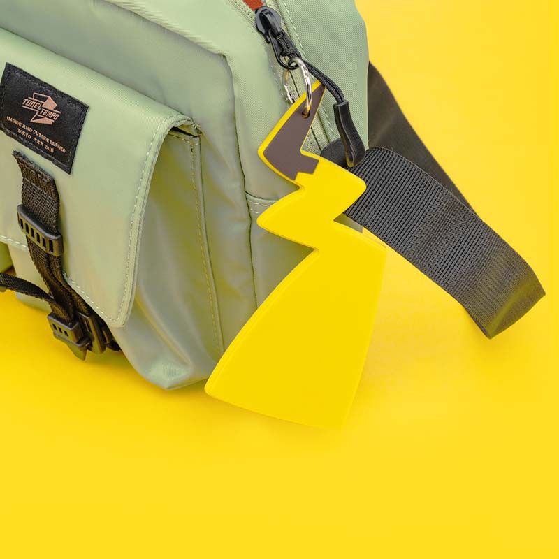 "Cute Tail Keychain: Electrifying Cuteness Accessory"