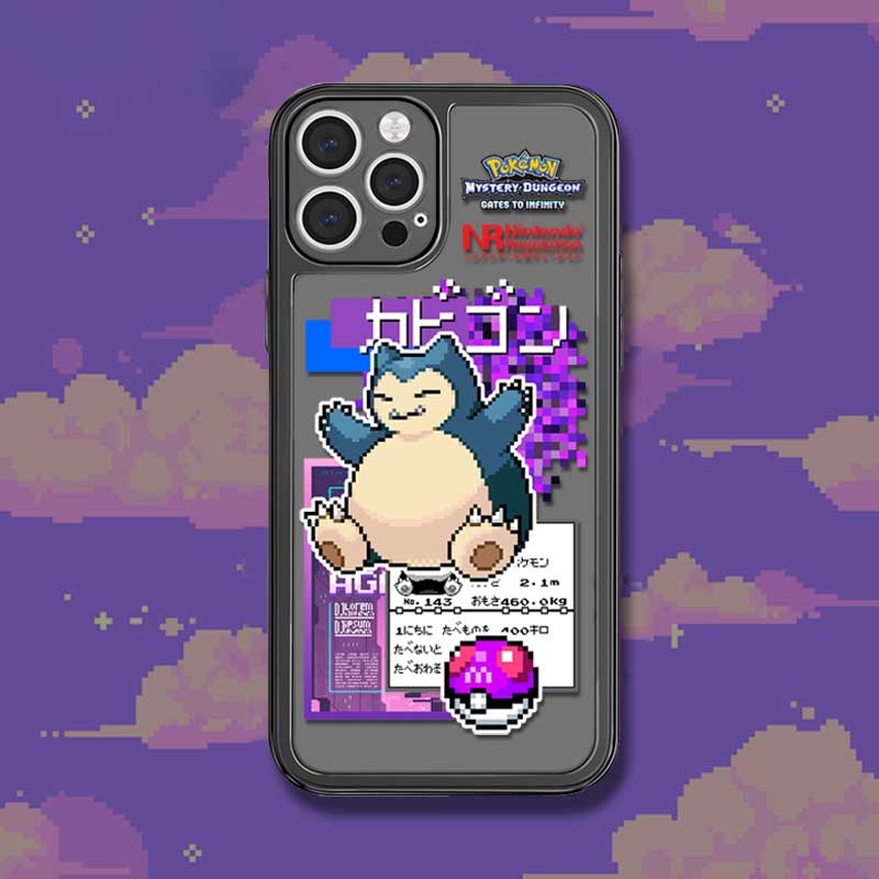 Pokemon iPhone Cases Pokemon Phone Cases Translucent Gray (4)