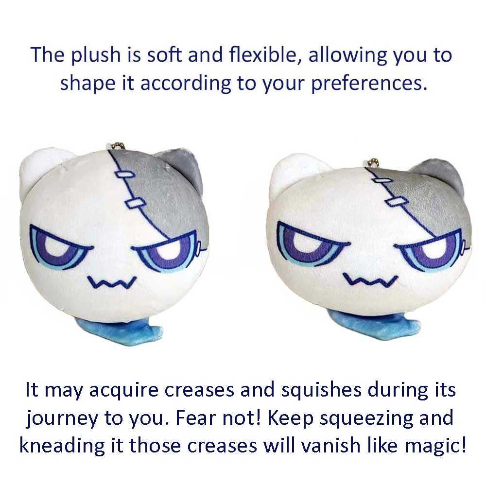 Wubbaboo Plush Keychain: Cute, Soft, Squishy