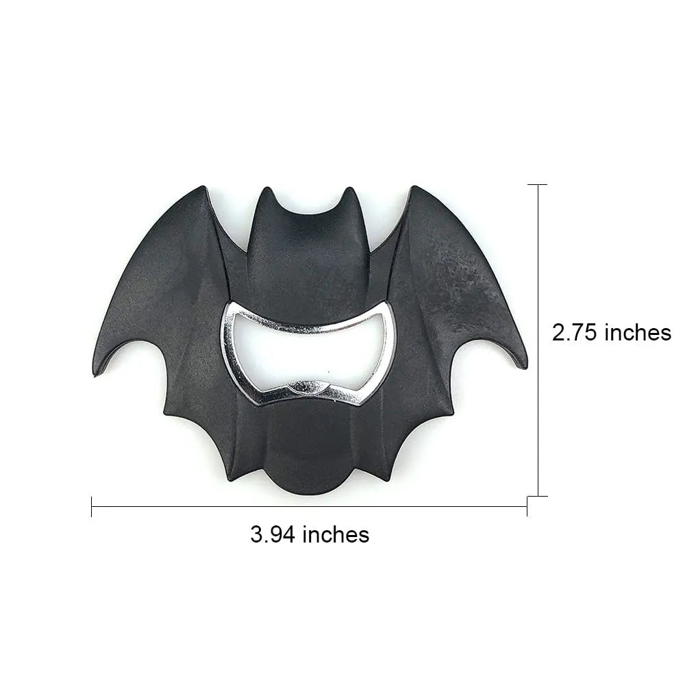 Spooky Bat Bottle Opener Magnet
