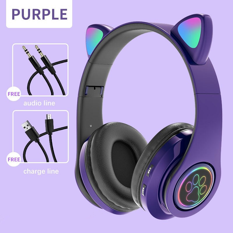 Kitty Bluetooth Headset: Colors, HiFi, Mic