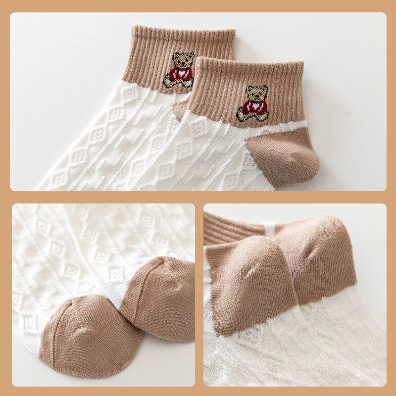 Tootsie-Tastic Neutral Socks - 5 Pairs