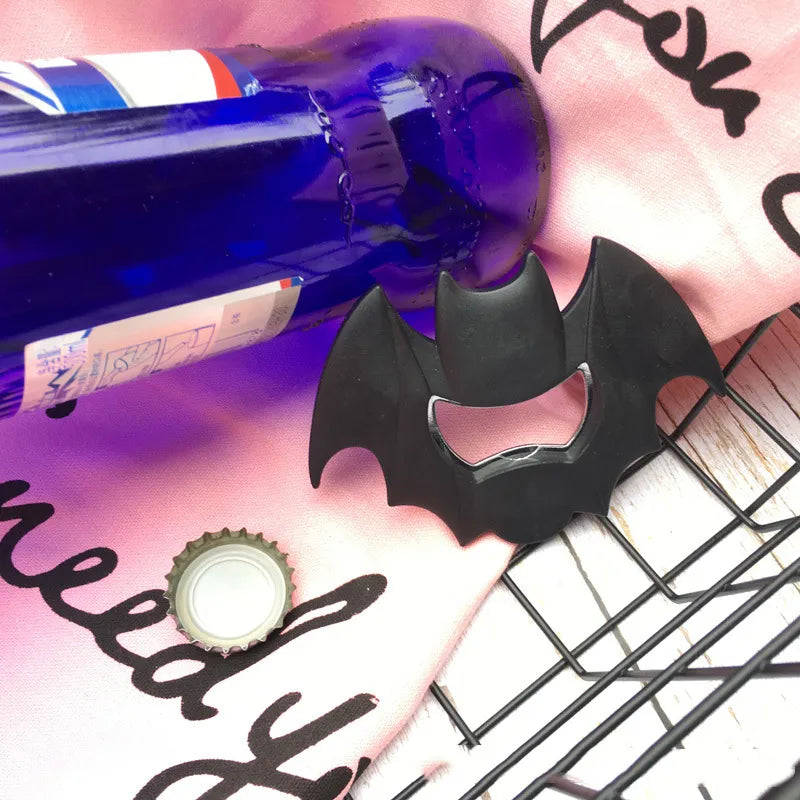 Spooky Bat Bottle Opener Magnet
