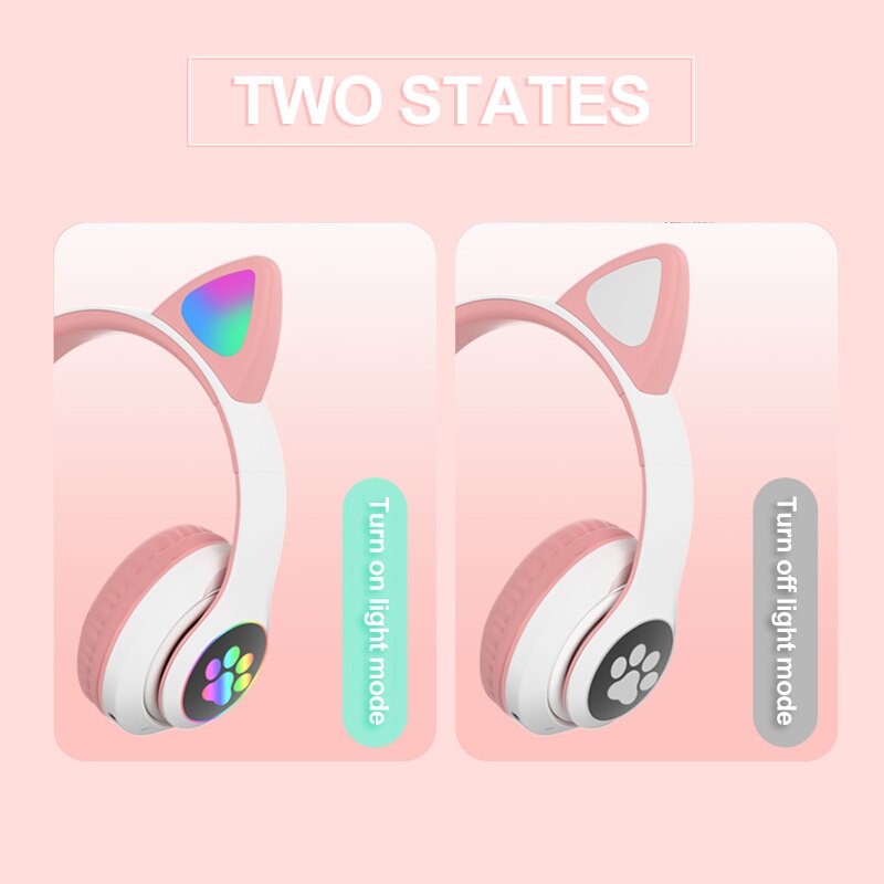 Kitty Bluetooth Headset: Colors, HiFi, Mic