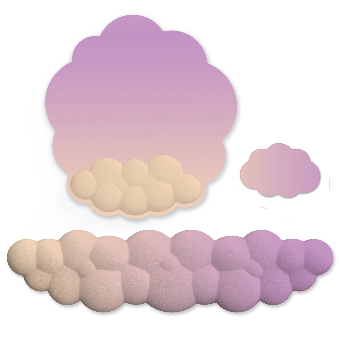 Cushy Clouds Wrist Rest with Coaster
