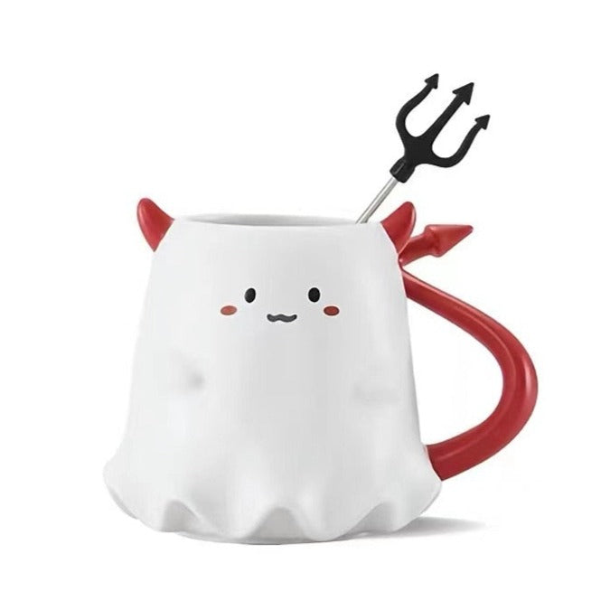 Ceramic Halloween Ghost Mug - Delightful