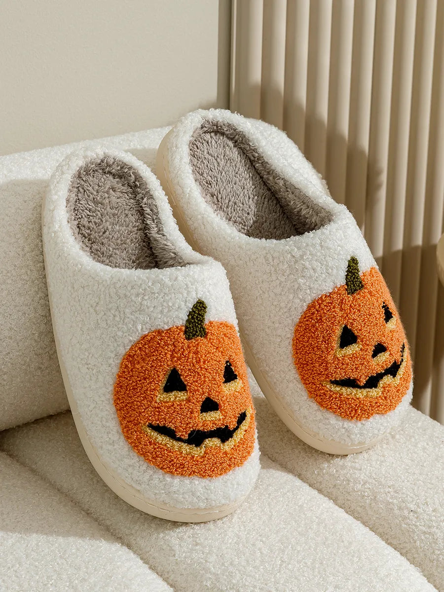 Jack-o'-Slippers for Comfy Halloween