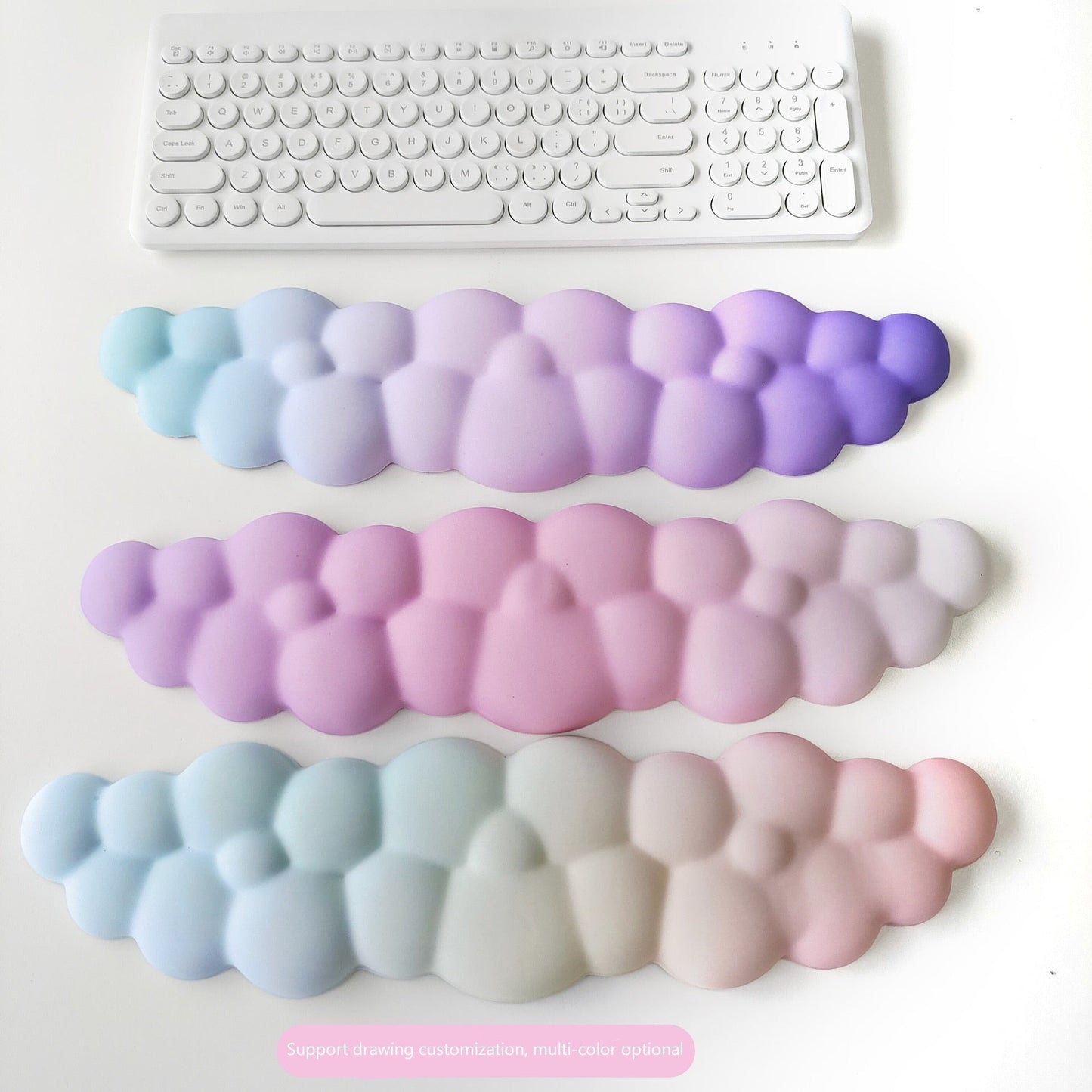 Cushy Clouds Wrist Rest with Coaster
