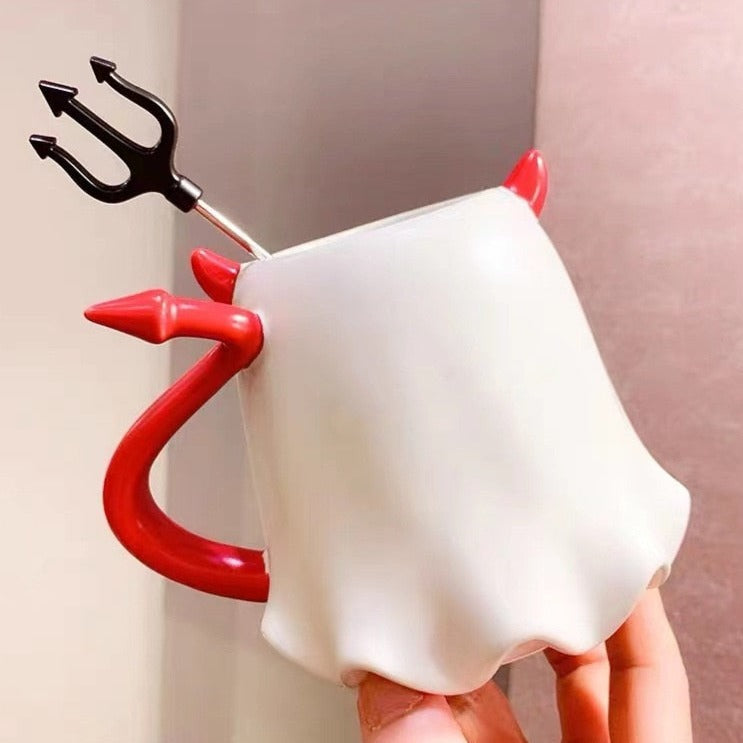Ceramic Halloween Ghost Mug - Delightful