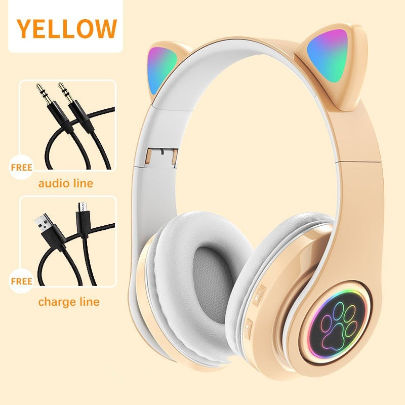 Kitty Bluetooth Headset: Colors, HiFi, Mic