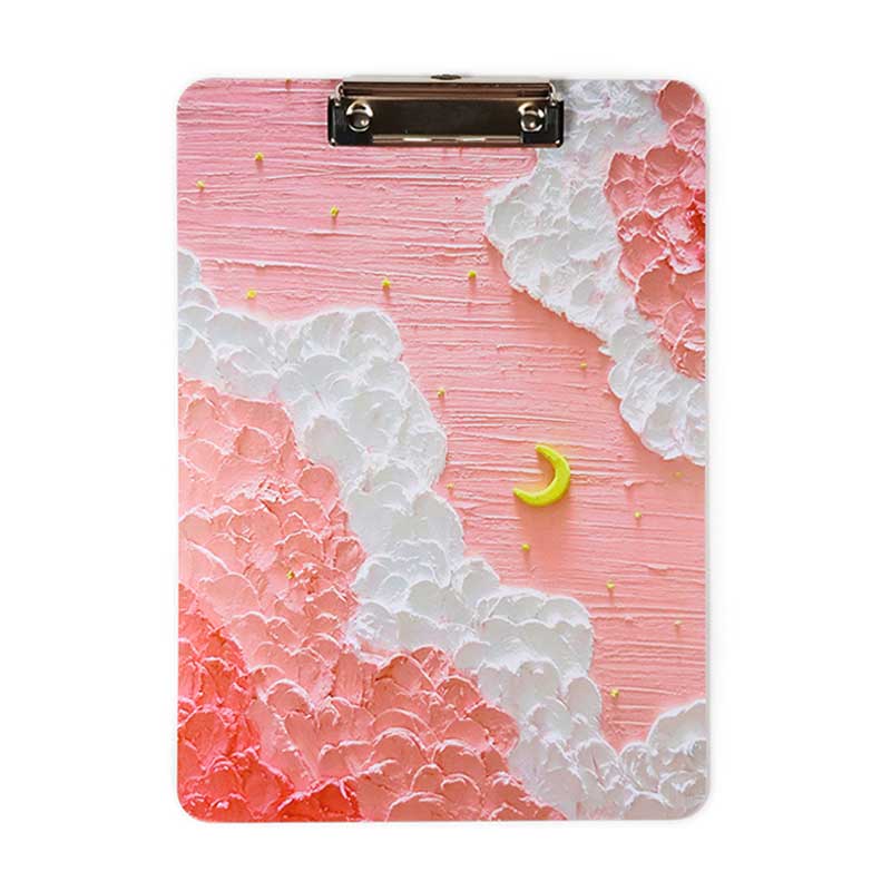 Sky Clipboards A4 Hardboard Night Sky School Writing Board Office Paper Clip Board (2)