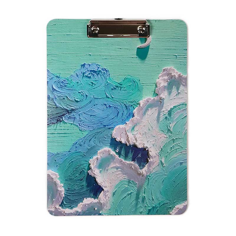 Sky Clipboards A4 Hardboard Night Sky School Writing Board Office Paper Clip Board (3)